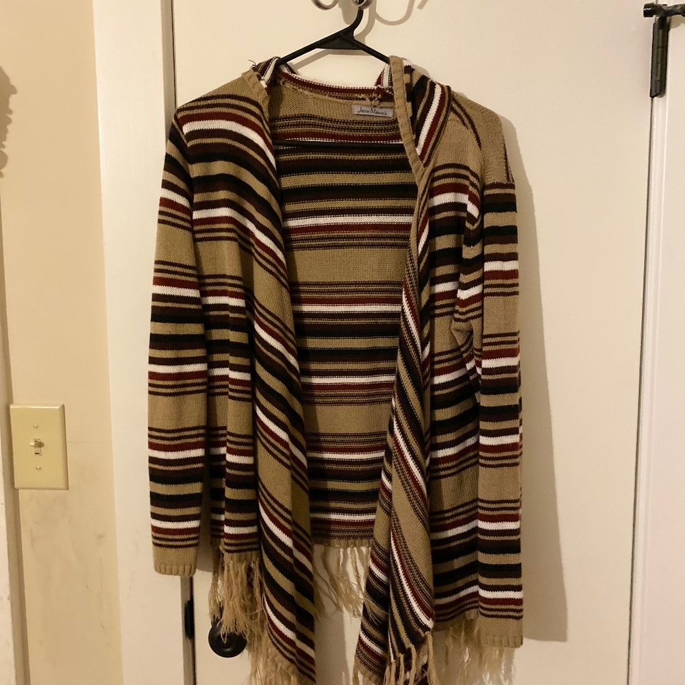 Hooded Shawl/Cardigan